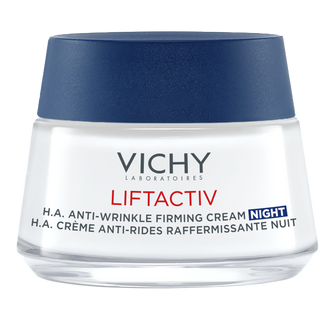 Vichy Liftactiv, przeciwzmarszczkowy krem ujędrniający z kwasem hialuronowym na noc, 50 ml Vichy Liftactiv, przeciwzmarszczkowy krem ujędrniający z kwasem hialuronowym na noc, 50 ml - zdjęcie produktu