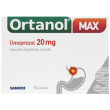 Ortanol Max 20 mg, 14 kapsułek dojelitowych - miniaturka zdjęcia produktu