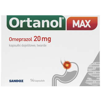 Ortanol Max 20 mg, 14 kapsułek dojelitowych - zdjęcie produktu