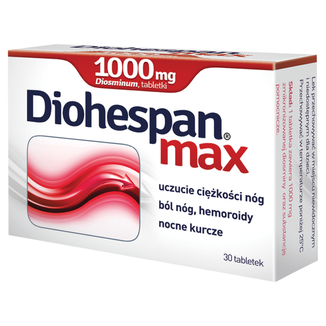 Diohespan Max 1000 mg, 30 tabletek - zdjęcie produktu