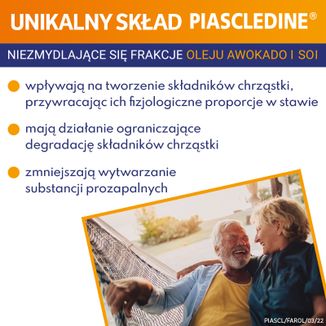 Piascledine 100 mg + 200 mg, 30 kapsułek twardych - 5 Piascledine 100 mg + 200 mg, 30 kapsułek twardych - 5 - zdjęcie produktu