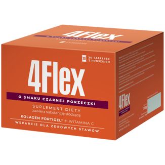 4Flex, smak czarnej porzeczki, 30 saszetek USZKODZONE OPAKOWANIE - zdjęcie produktu