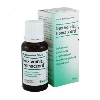 Heel Nux Vomica Homaccord, krople doustne, roztwór, 30 ml - zdjęcie produktu