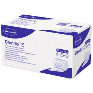 Omnifix E, przylepiec do mocowania opatrunków, 15 cm x 10 m, 1 sztuka - zdjęcie produktu