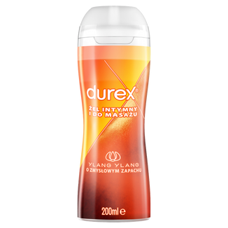 Durex, pobudzający zmysły żel intymny i do masażu 2w1, ylang ylang, 200 ml - zdjęcie produktu