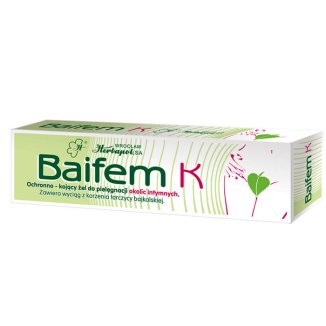 Baifem K, ochronno-kojący żel do pielęgnacji okolic intymnych, 40 g - zdjęcie produktu