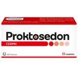 Proktosedon, czopki doodbytnicze, 12 sztuk - miniaturka zdjęcia produktu