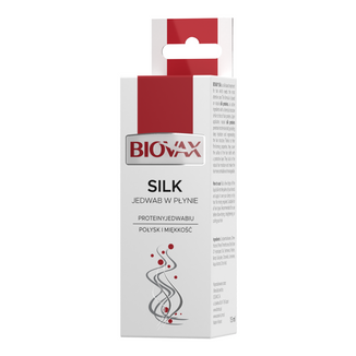 Biovax Silk, jedwab do włosów w płynie, 15 ml - zdjęcie produktu