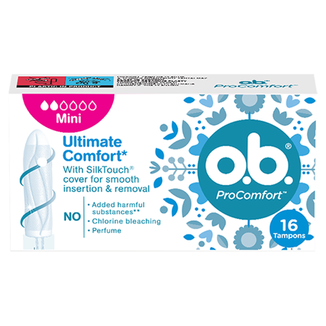 O.B. ProComfort, tampony higieniczne, Mini, 16 sztuk - zdjęcie produktu