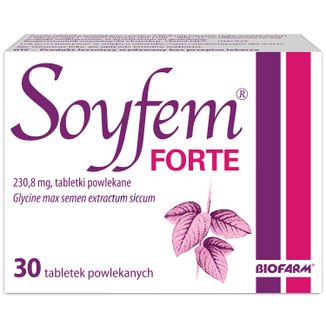 Soyfem Forte 230,8 mg, 30 tabletek powlekanych - zdjęcie produktu