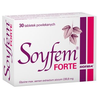 Soyfem Forte 230,8 mg, 30 tabletek powlekanych - zdjęcie produktu