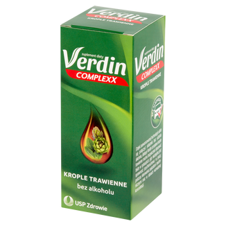 Verdin Complexx, krople trawienne, bez alkoholu, 40 ml - zdjęcie produktu