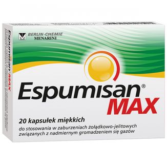 Espumisan Max 140 mg, 20 kapsułek miękkich - zdjęcie produktu