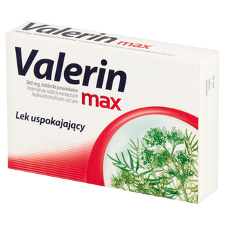 Valerin Max 360 mg, 10 tabletek powlekanych USZKODZONE OPAKOWANIE - zdjęcie produktu