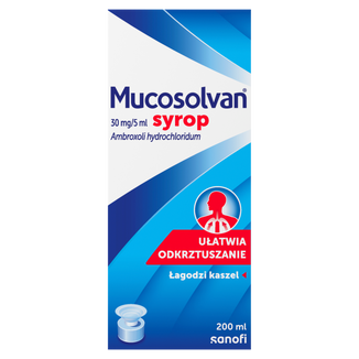 Mucosolvan 30 mg/5 ml, syrop, 200 ml - zdjęcie produktu