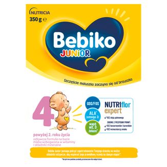 Bebiko 4 Junior, odżywcza formuła na bazie mleka, powyżej 2 roku, 350 g - zdjęcie produktu