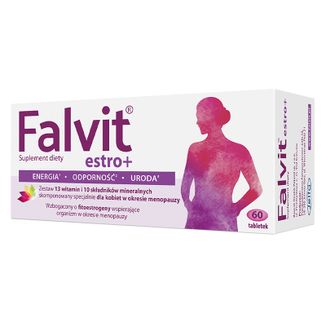 Falvit Estro+, 60 tabletek - zdjęcie produktu
