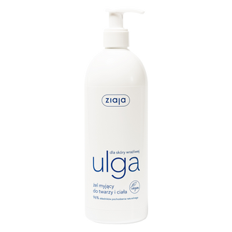 Ziaja Ulga, żel myjący do twarzy i ciała, 400 ml - zdjęcie produktu