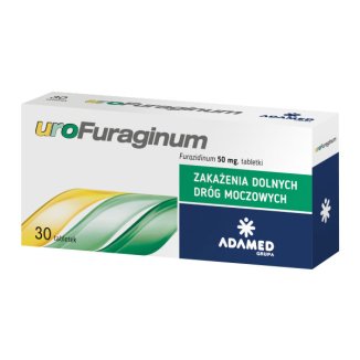 UroFuraginum 50 mg, 30 tabletek - zdjęcie produktu