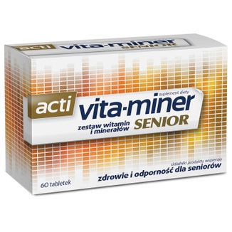 Acti Vita-miner Senior, 60 tabletek - zdjęcie produktu