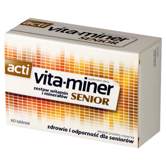 Acti Vita-miner Senior, 60 tabletek - zdjęcie produktu