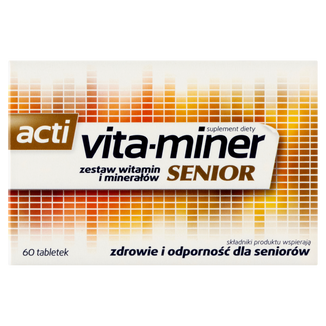 Acti Vita-miner Senior, 60 tabletek - zdjęcie produktu
