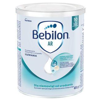 Bebilon AR, dla niemowląt z tendencją do ulewań, od urodzenia, 400 g USZKODZONE OPAKOWANIE - zdjęcie produktu