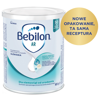 Bebilon AR, dla niemowląt z tendencją do ulewań, od urodzenia, 400 g - zdjęcie produktu