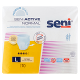 Seni Active Normal, majtki chłonne, Large, 100-135 cm, 10 sztuk - miniaturka zdjęcia produktu