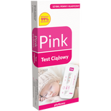 Domowe Laboratorium Pink, test ciążowy płytkowy, czuły 20 mlU/ml, 1 sztuka - miniaturka zdjęcia produktu