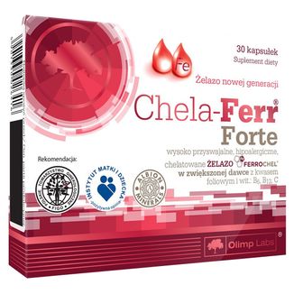 Olimp Chela-Ferr Forte, 30 kapsułek USZKODZONE OPAKOWANIE - zdjęcie produktu