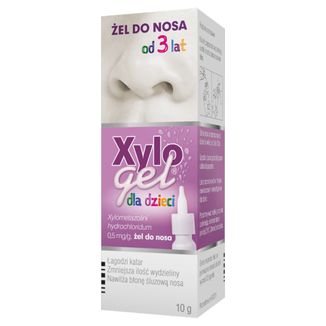 Xylogel 0,05%, 0,5 mg/ g, żel do nosa, 10 g  - zdjęcie produktu