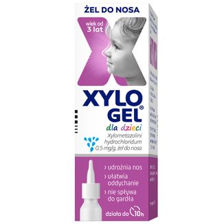 Xylogel 0,05%, 0,5 mg/ g, żel do nosa, 10 g - zdjęcie produktu