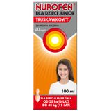 Nurofen dla dzieci Junior truskawkowy 40 mg/ ml, zawiesina doustna, od 6 do 12 lat, 100 ml USZKODZONE OPAKOWANIE Nurofen dla dzieci Junior truskawkowy 40 mg/ ml, zawiesina doustna, od 6 do 12 lat, 100 ml USZKODZONE OPAKOWANIE - miniaturka zdjęcia produktu