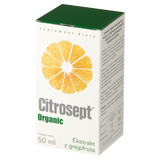 Citrosept Organic, ekstrakt z grejpfruta, krople, 50 ml - miniaturka zdjęcia produktu