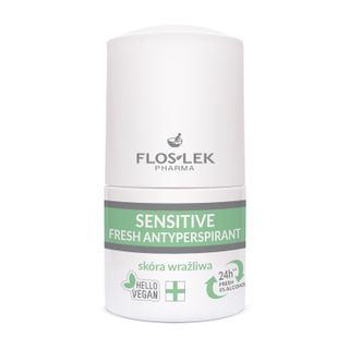 Flos-Lek Fresh, antyperspirant, skóra wrażliwa, deo roll-on, 50 ml - zdjęcie produktu