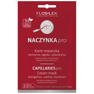 Flos-Lek Naczynka Pro, Krem maseczka, 2 x 5 ml - zdjęcie produktu