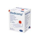 Medicomp, kompresy jałowe, włókninowe, 4-warstwowe, 30 g/m2, 5 cm x 5 cm, 50 sztuk - miniaturka zdjęcia produktu