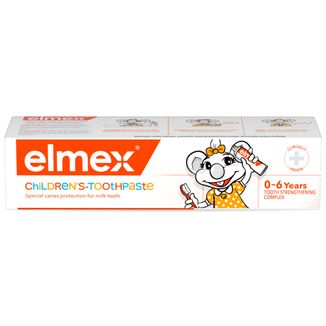 Elmex, pasta do zębów dla dzieci 0-6 lat, z fluorem, 50 ml - zdjęcie produktu