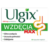 Ulgix Wzdęcia Max 240 mg, 30 kapsułek miękkich - miniaturka zdjęcia produktu