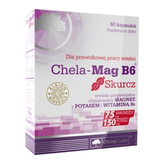 Olimp Chela-Mag B6 Skurcz, 60 kapsułek USZKODZONE OPAKOWANIE - zdjęcie produktu