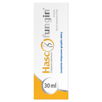 Hascofungin 10 mg/ ml, płyn do stosowania na skórę, 30 ml - zdjęcie produktu