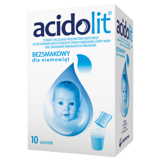 Acidolit dla niemowląt, bezsmakowy, 4,35 g x 10 saszetek KRÓTKA DATA - zdjęcie produktu