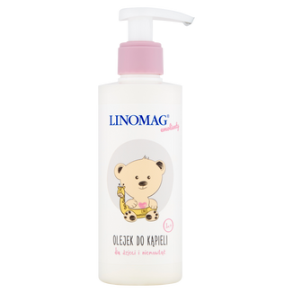Linomag Emolienty, olejek do kąpieli dla dzieci i niemowląt od 1 miesiąca, 200 ml - zdjęcie produktu