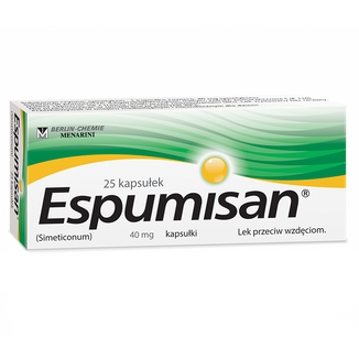 Espumisan 40 mg, 25 kapsułek USZKODZONE OPAKOWANIE - zdjęcie produktu