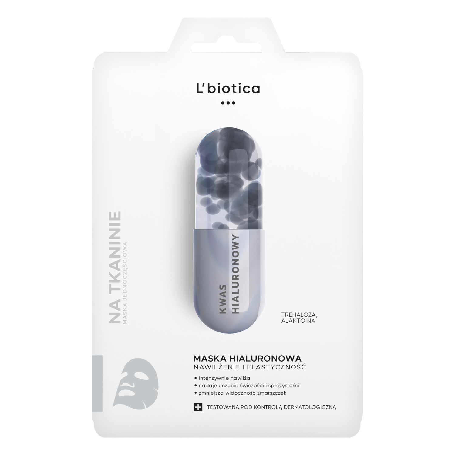 Nieznana L'Biotica Home Spa, maska Hialuronowa, 23 ml