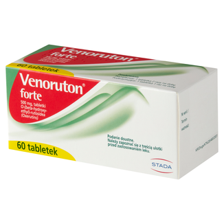 Venoruton Forte 500 mg, 60 tabletek - zdjęcie produktu