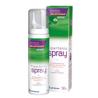 Ibuprom Zatoki Hipertonic, spray do nosa, 50 ml - zdjęcie produktu
