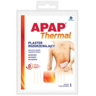 Apap Thermal, plaster rozgrzewający, 1 sztuka - 2 Apap Thermal, plaster rozgrzewający, 1 sztuka - 2 - zdjęcie produktu
