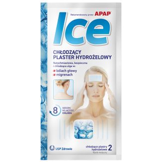 Apap Ice, plaster chłodzący, 2 sztuki - zdjęcie produktu